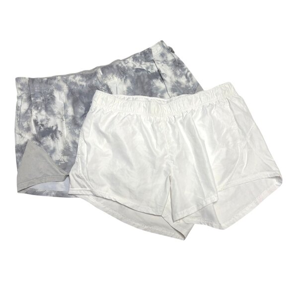 Nylon Running Shorts Two Pack Size XXL 20 White Camo Lightweight Athletic Gym - Picture 1 of 10